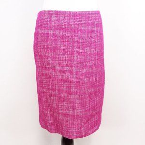 NWOT Talbots Petite Fuschia Tweed Pencil Skirt